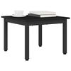 vidaXL Coffee Table Black Oak 50 x 50 x 36 cm Engineered Wood