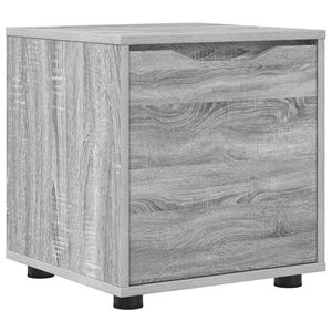 vidaXL Bathroom Cabinet 40.5 x 40 x 44 cm Engineered Wood Grey Sonoma