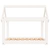 vidaXL Dog Bed White 81x60x70 cm Solid Wood Pine