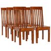 vidaXL Dining Table Set 7 Pieces Solid Acacia Wood