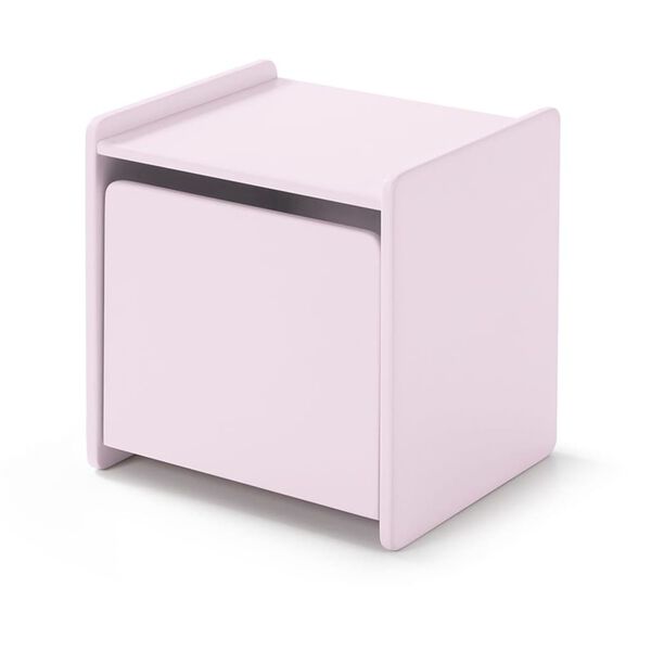 Vipack Nightstand Kiddy with Door Wood Old Pink