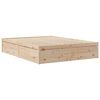 vidaXL Bed Frame without Mattress 140x190 cm Solid Wood Pine