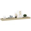vidaXL Loggia Wall Shelves 2 pcs Oak 80x15x4 cm MDF