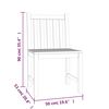 vidaXL 5 Piece Garden Dining Set Solid Wood Teak