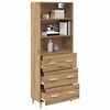 vidaXL Highboard Artisan Oak 69.5 x 32.5 x 180 cm Engineered Wood