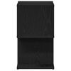vidaXL Bedside Cabinet Black Oak 50 x 30 x 51,5 cm Engineered Wood