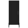 vidaXL Sideboard Black 34.5x34x90 cm Engineered Wood