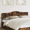 vidaXL Headboard Smoked Oak 200 cm Engineered wood