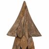 vidaXL Christmas Tree with Stand Brown 90 cm Solid teak wood