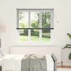 vidaXL Venetian Blinds with Curtains Dark Grey 175 x 140 cm Aluminium