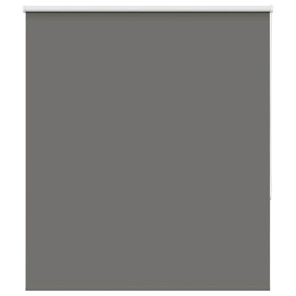 vidaXL Roller Blind Blackout Grey 120x150 cm Fabric Width 116.6 cm Polyester