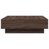 vidaXL Coffee Table Brown oak 90x90x28 cm Engineered Wood