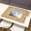 HI Puzzle Table with 4 Drawers 90x 67x4.5 cm Wood