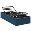 vidaXL Electric Adjustable Bed Frame Blue 190 x 100 x 33.5 cm Steel