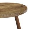 vidaXL Bistro Table Dark Brown ??60x76 cm MDF and Iron