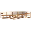 vidaXL Outdoor Sofa Set 6 pcs Natural Solid Acacia Wood