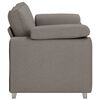 vidaXL Sofa Taupe 160 x 77 x 82 cm Fabric