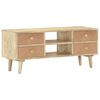 vidaXL TV Cabinet 110x30x45 cm Solid Mango Wood