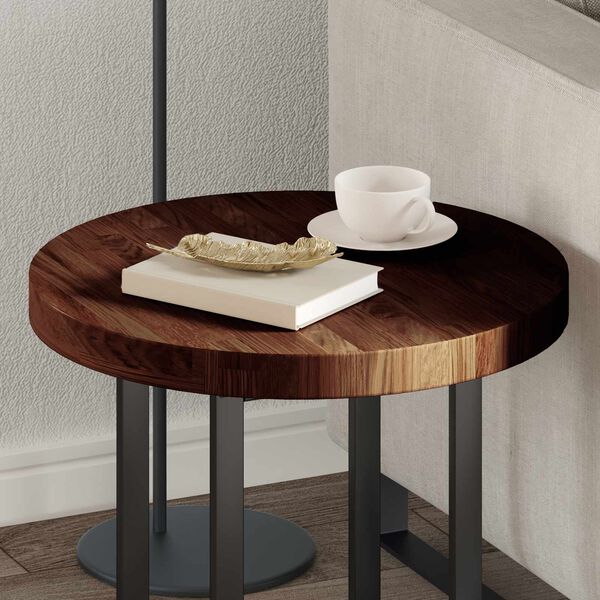 vidaXL Table Top Light Brown &Oslash; 50 x 4 cm Solid Oak Wood