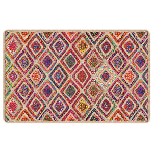 vidaXL Rug Washable Multicolour 190x300 cm Anti Slip