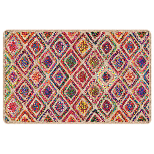vidaXL Rug Washable Multicolour 190x300 cm Anti Slip