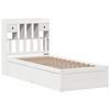 vidaXL Bed Frame without Mattress White 90x200 cm Solid Wood Pine