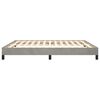 vidaXL Bed Frame without Mattress Light Grey Super King Velvet