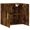 vidaXL Wall Cabinet Smoked Oak 60x31x60 cm Engineered Wood