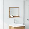 vidaXL Bathroom Mirror Cabinet Artisan Oak 40x11x37 cm Engineered Wood