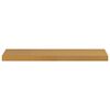 vidaXL Wall Shelf 2 pcs Beige 90 x 23.5 x 4 cm Engineered Wood