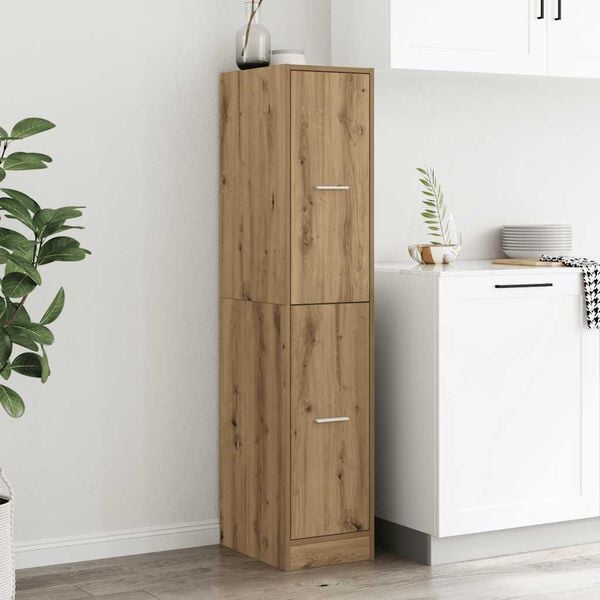 vidaXL Apothecary Cabinet Artisian Oak 30x41x144.5 cm Engineered Wood