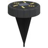 vidaXL Solar Ground Lights with Ground Spikes Outdoor 12 pcs Warm White