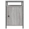 vidaXL Bedside Cabinet Grey Sonoma 40x42x60 cm Engineered Wood