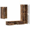 vidaXL TV Cabinet Set with Drawer with Shelf Old Wood Engineered Wood