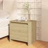 vidaXL Bedside Cabinets 2 pcs Sonoma Oak 45x34x44.5 cm Engineered Wood
