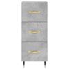 vidaXL Sideboard Concrete Grey 34.5x34x90 cm Engineered Wood