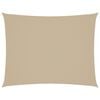 vidaXL Sunshade Sail Oxford Fabric Rectangular 6x8 m Beige