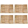 vidaXL 24 pcs Decking Tiles 50x50 cm Wood Brown