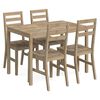 vidaXL Dining Set | Brown | Solid Acacia wood | Medium | Durable | Dining Set