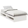vidaXL Day Bed without Mattress White 100x200 cm Solid Wood Pine