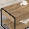 vidaXL Coffee Table Artisian Oak 80 x 50 x 40 cm Engineered Wood