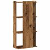 vidaXL Bookcase 3-Tier Old Wood 60x30x120 cm Engineered Wood