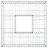 vidaXL Gabion Raised Bed Silver 100 x 100 x 40 cm Galvanised Steel