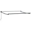 vidaXL Manual Awning Frame 3 x 2 m Anthracite Powder-Coated Aluminium