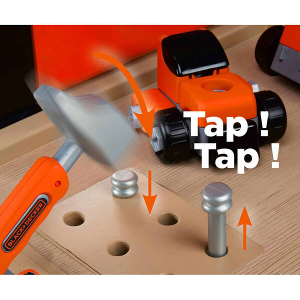 Smoby Kids Workbench BLACK+DECKER Bricolo Ultimate