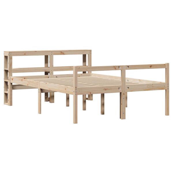 vidaXL Senior Bed with Headboard without Mattress 140x190 cm