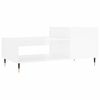 vidaXL Coffee Table High Gloss White 100x50x45 cm Engineered Wood