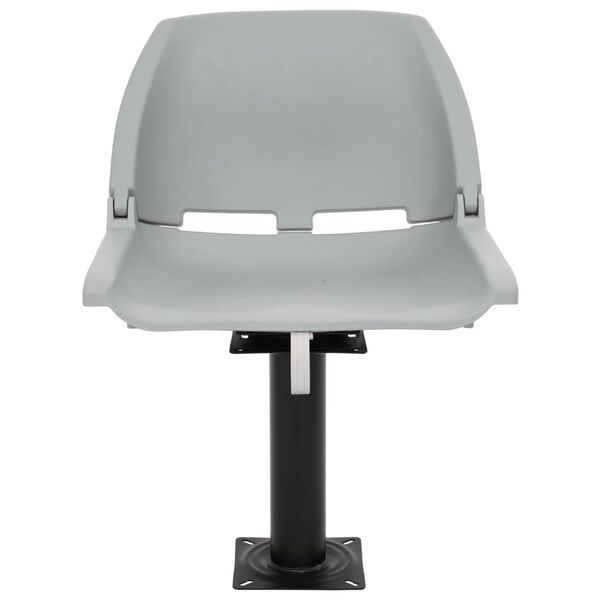 vidaXL Boat Seat with Pedestal 360&deg; Rotatable