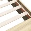 vidaXL Bed Frame without Mattress Sonoma Oak 180x200 cm Super King