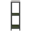 vidaXL Kitchen Storage with Shelf Olive Green 30 x 50 x 92 cm Steel